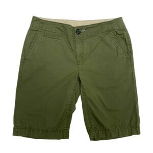 BANANA REPUBLIC Army Green Bermuda Shorts | 4